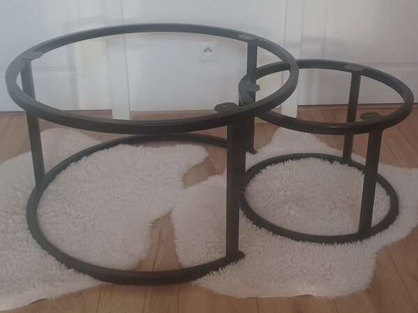 Kruhový set podnoží Farba: Biela, Veľkosť: 40 cm a 60 cm