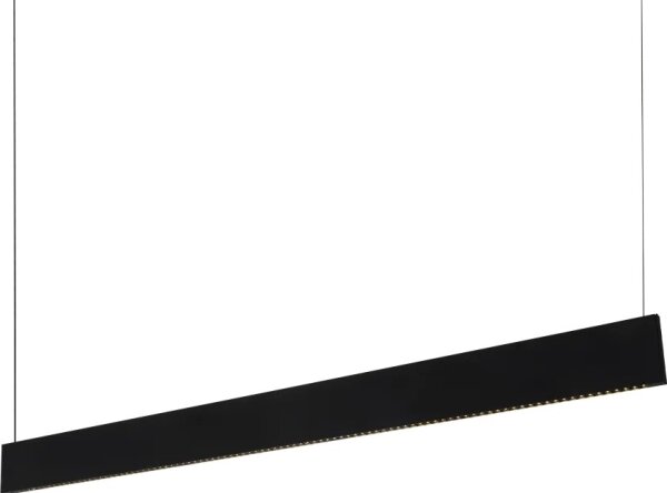 Ideal Lux - LED luster na lanku STEEL LED/24W/230V 3000K CRI 90 120 cm čierna