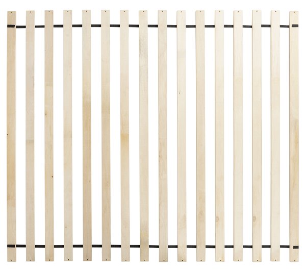 Posteľ sivé látkové čalúnenie 180 x 200 cm s roštom hrubé čalúnené čelo retro tradičný štýl