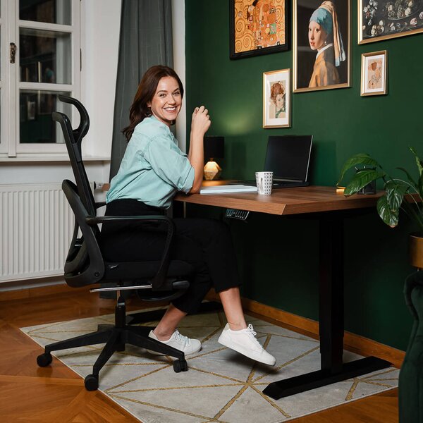Ergonomická kancelárska stolička Liftor Orca, čierna