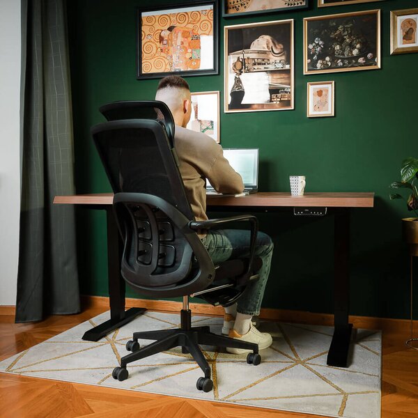 Ergonomická kancelárska stolička Liftor Orca, čierna