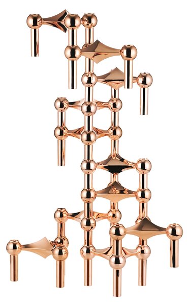 Designový svietnik STOFF Nagel Rose Gold