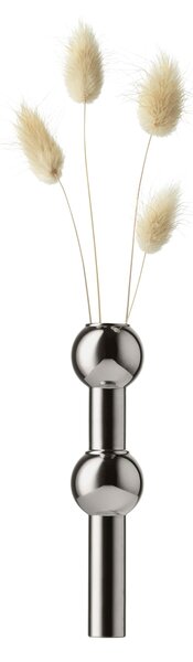 Dizajnová vázička STOFF Nagel Black Chrome