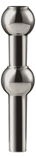 Dizajnová vázička STOFF Nagel Black Chrome