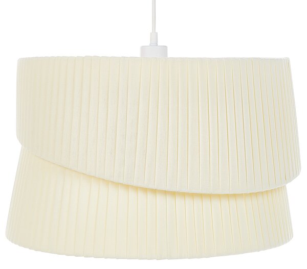 Závesná lampa béžová polyesterové terylénové tienidlo 178 cm závesné svietidlo moderný boho dizajn