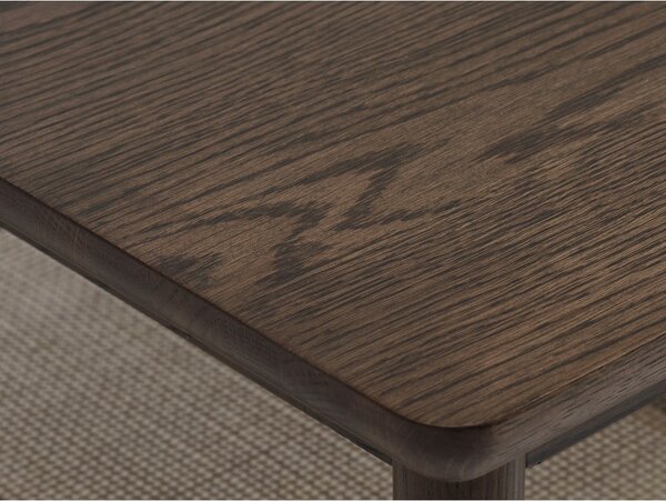 Hnedý konferenčný stolík s doskou v dubovom dekore 60x120 cm Barrali – Unique Furniture