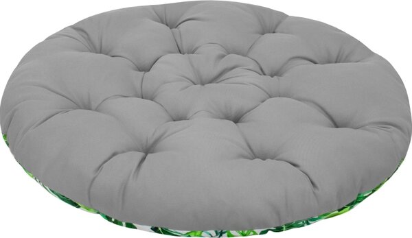 MAXMAX Obojstranný vodeodolný sedací vankúš do závesného kresla 120 cm - Jungle zelený/sivý
