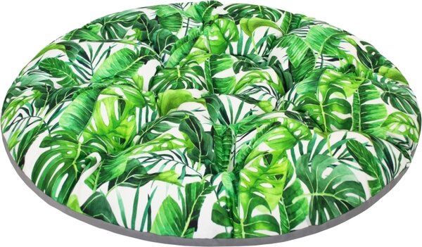 MAXMAX Obojstranný vodeodolný sedací vankúš do závesného kresla 120 cm - Jungle zelený/sivý