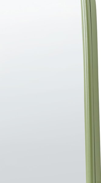 Nástenné zrkadlo zelené železo sklo 45 x 146 cm oválne závesné dekorácie moderný minimalistický štýl obývačka spálňa predsieň