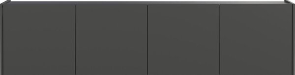 Antracitový TV stolík 183x45 cm Piana – Germania