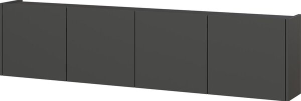 Antracitový TV stolík 183x45 cm Piana – Germania