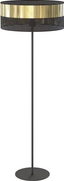 Stojacia lampa LUX 1xE27/15W/230V čierna/zlatá