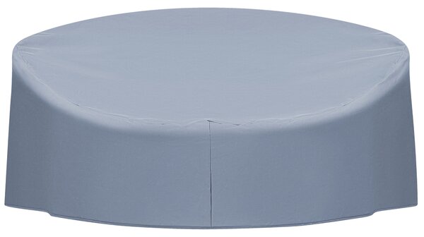 Ochranná plachta na záhradný nábytok sivá PVC polyester 165 x 140 x 75 cm kryt proti dažďu