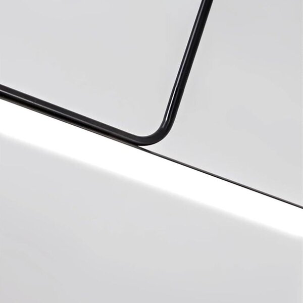 Toolight Moderné dizajnové osvetlenie LED APP1660-CP Black 140cm