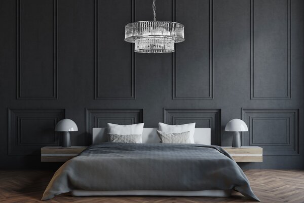 Toolight Moderné stropné osvetlenie ELEGANCE APP1563-8CP Chróm