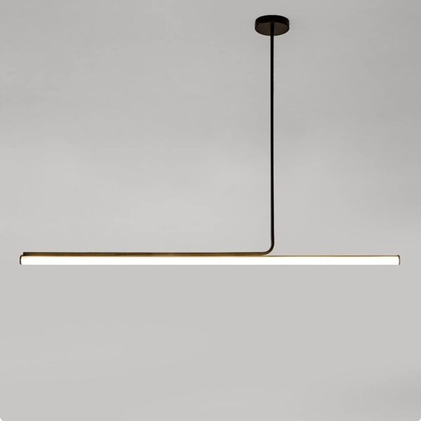 Toolight Moderné dizajnové osvetlenie LED APP1660-CP Black 140cm