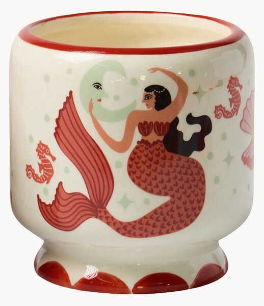 Keramická vonná sviečka Mermaid & Moon (Ginger, Teak)