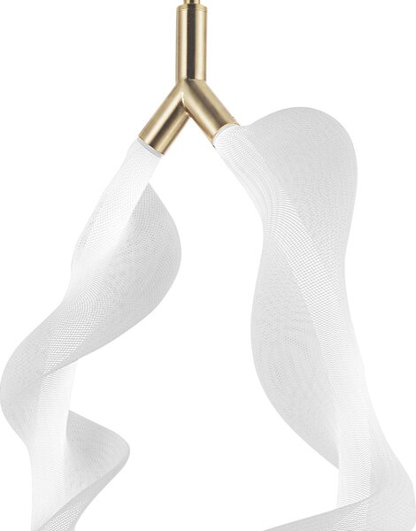 Toolight Dizajnové LED osvetlenie G013-1CP zlatá/biela