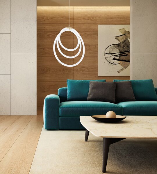 Toolight Dizajnové LED osvetlenie Circle G016-CP zlaté