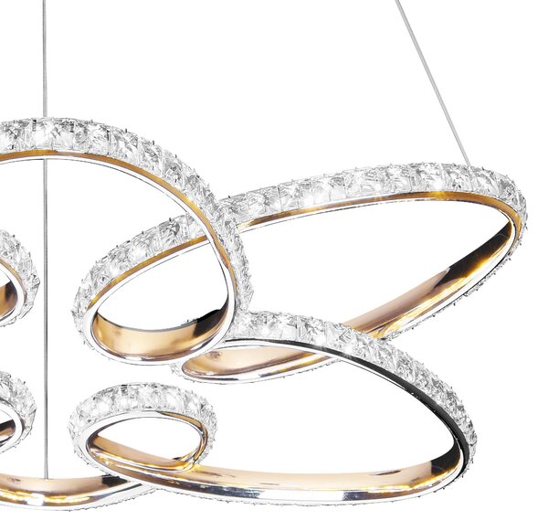 Toolight Závesné LED osvetlenie Urban B4 G001-CP zlaté