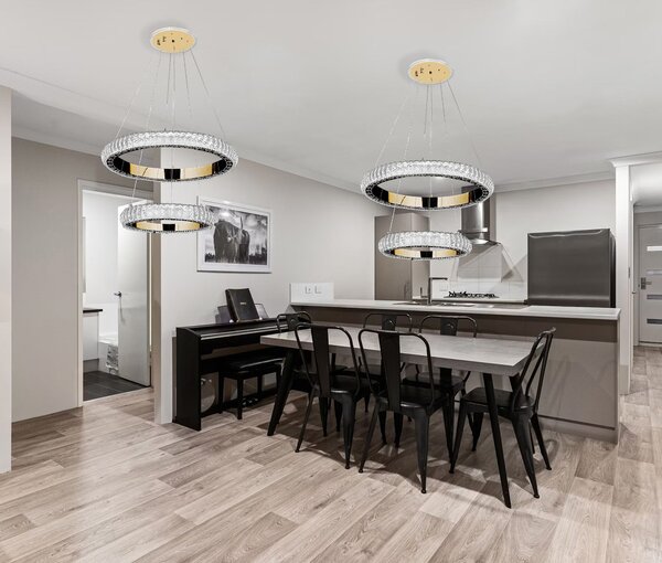 Toolight Závesné LED osvetlenie Urban B9 G043-2CP zlaté