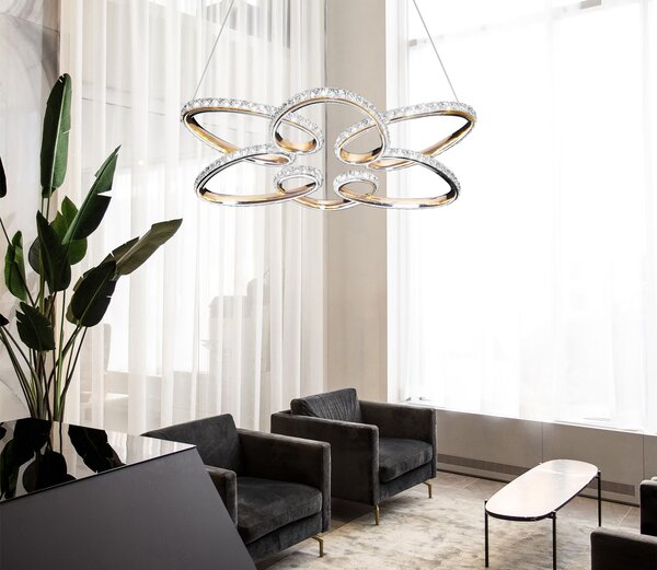 Toolight Závesné LED osvetlenie Urban B4 G001-CP zlaté
