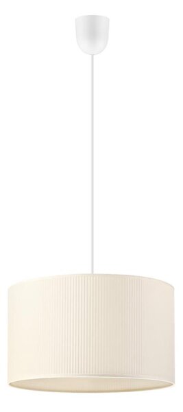 Závesný luster na lanku SIRJA PLISADO 1xE27/15W/230V priemer 35 cm krémový