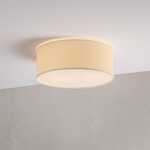 Stropné svietidlo SIRJA PLISADO 2xE27/15W/230V priemer 35 cm krémové