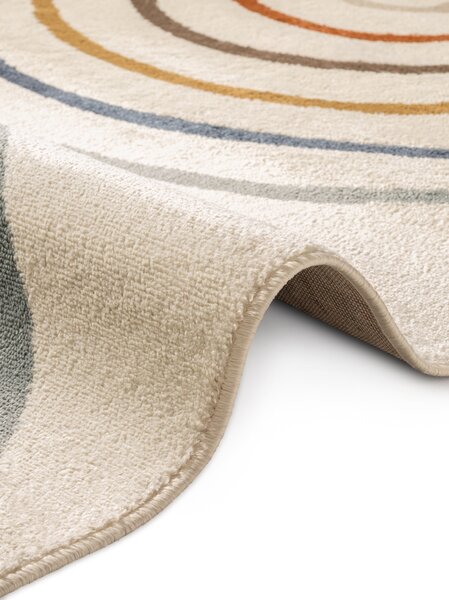 Hanse Home, Detský koberček Adventures 106212 Cream Multicolor, 120x170, biela, detská izba