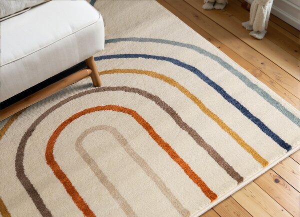 Hanse Home, Detský koberček Adventures 106212 Cream Multicolor, 120x170, biela, detská izba