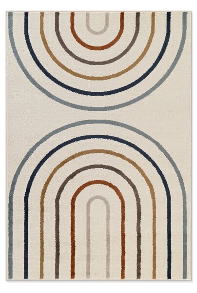 Hanse Home, Detský koberček Adventures 106212 Cream Multicolor, 120x170, biela, detská izba