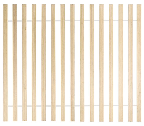 Posteľ biela a béžová MDF 160 x 200 cm úložný priestor 4 zásuvky buklé čelo s policami minimalistický štýl