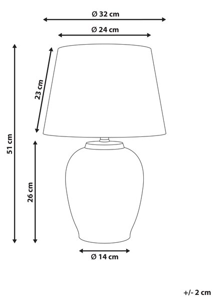 Stolná lampa biela modrá porcelánový podstavec ľanové tienidlo kvetinový vzor osvetlenie obývacia izba spálňa