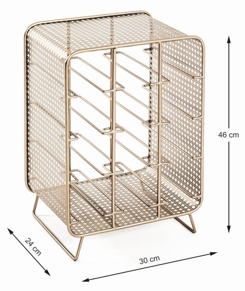 REGÁL NA FĽAŠE, 30/46/24 cm - Vínotéky & stojany na víno, Online Only