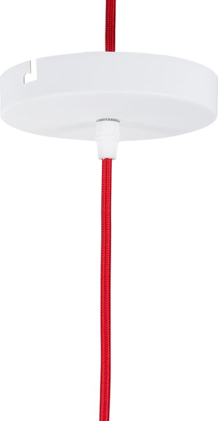 Závesné svetlo závesná lampa biela so zlatou a svetlé drevo hliníkové okrúhle geometrické tienidlo industriálny dizajn