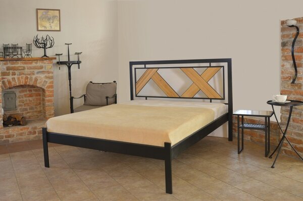 IRON-ART DOVER kanape - kovová posteľ v industriálnom štýle 180 x 200 cm