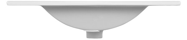 MAXMAX Keramické umývadlo LAVA WHITE 60 cm - biele
