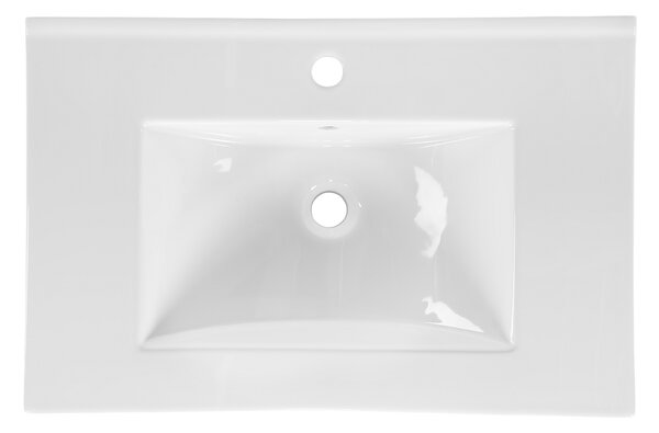 MAXMAX Keramické umývadlo LAVA WHITE 60 cm - biele