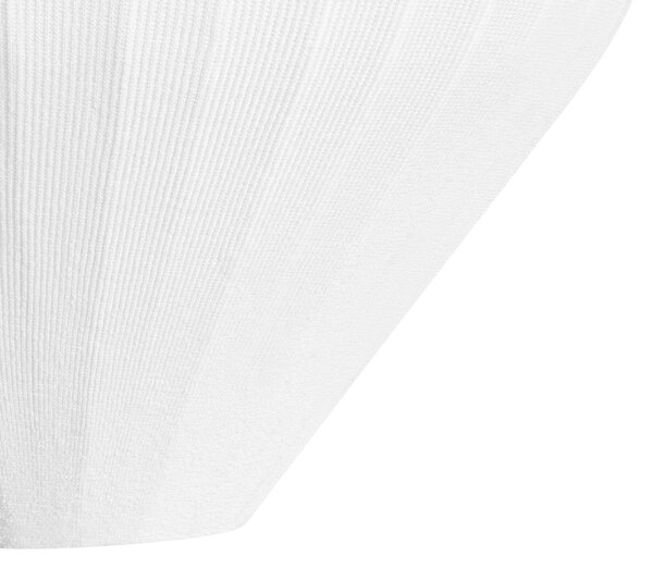 Závesná lampa biele látkové tienidlo moderný dizajn osvetlenie do obývacej izby