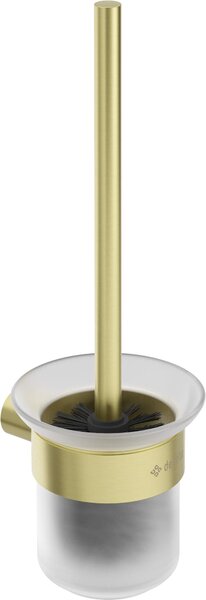 Deante Round, nástenná WC kefa, zlatá matná, DEA-ADR_R711
