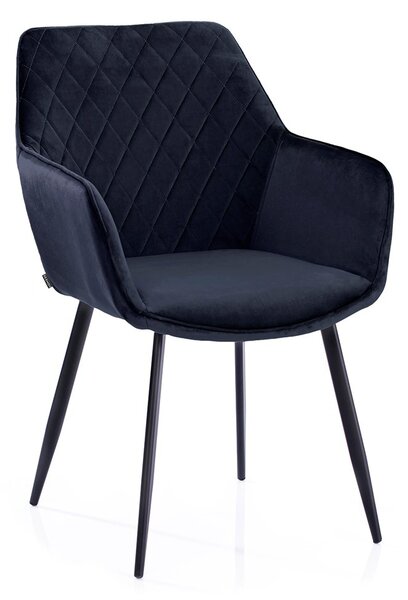 HOMEDE Dizajnová stolička Vialli tmavo modrá