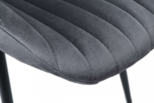 TZB Stolička Dallas Velvet sivá