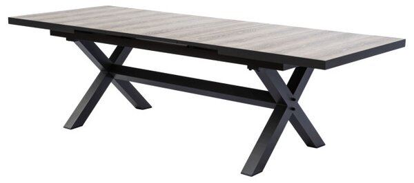 Záhradný stôl 200x100 cm, rozkladací sivý AZT-G1920 GREY
