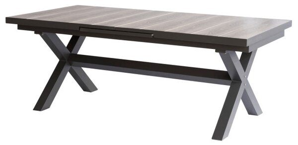 Záhradný stôl 200x100 cm, rozkladací sivý AZT-G1920 GREY
