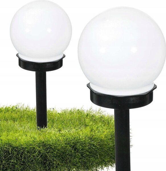 Solárna lampa BALL čierna