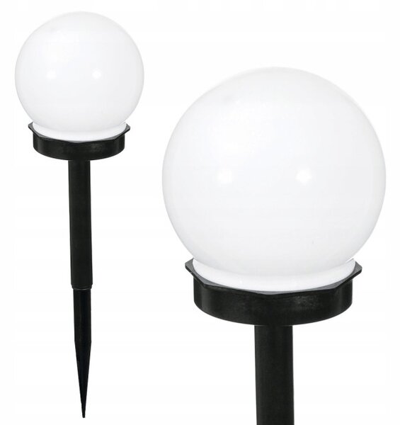 Solárna lampa BALL čierna