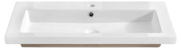 MAXMAX Keramické umývadlo SPIRIT WHITE 60 cm - biele