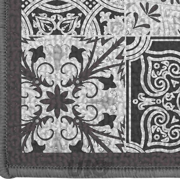 Sivý prateľný koberec 50x80 cm Persane – douceur d'intérieur