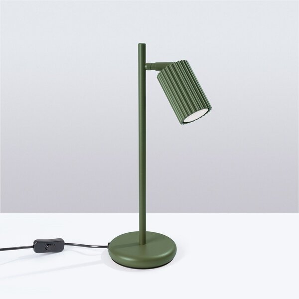 Zelená stolová lampa (výška 43 cm) Gleam – Sollux