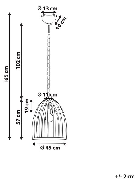 Závesná lampa tmavohnedá mangové drevo prírodné drevené tienidlo stropné svietidlo boho štýl ručne vyrobené bytové doplnky